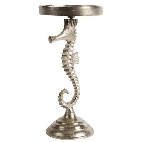 Highland Other - Contemporary Metal Seahorse Candlestick